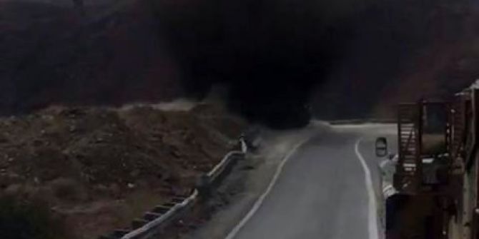 Hakkari’de Yola Döşenen Patlayıcı İmha Edildi