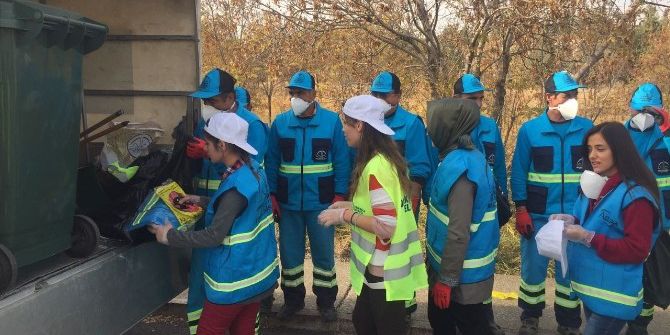 Dulkadiroğlu Belediyesi Öğrencilerle Temizlik Yaptı