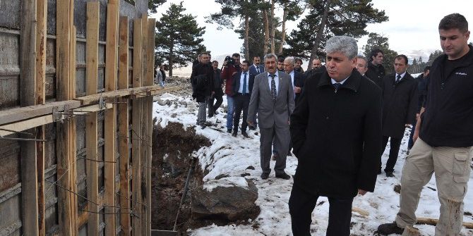 Kars Valisi Rahmi Doğan, Sarıkamış’ta İncelemelerde Bulundu