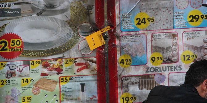 Diyarbakır’da Markete Molotoflu Saldırı