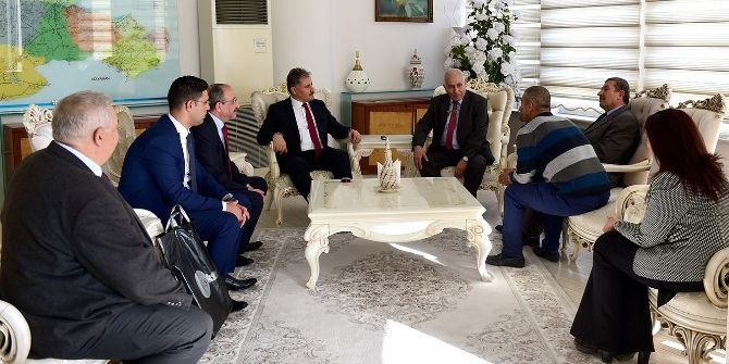 Filistin’li Heyetten Başkan Çakır’a Ziyaret