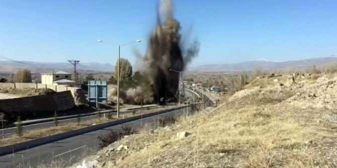 Menfeze Döşenen Patlayıcı İmha Edildi