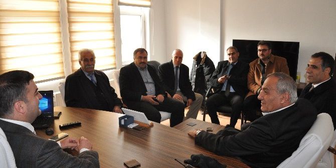 Stk Temsilcileri Emniyet Müdürü Ayhan’ı Ziyaret Etti