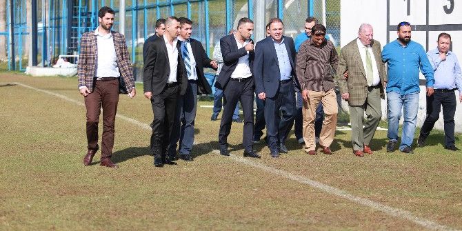 Futbolun Efsaneleri Adana Demirspor Antrenmanında