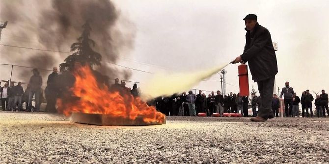 Eskişehir İl Emniyet Müdürlüğü Personeline Yönelik "Afet Bilinci Eğitimi Ve Yangın Tatbikatı"