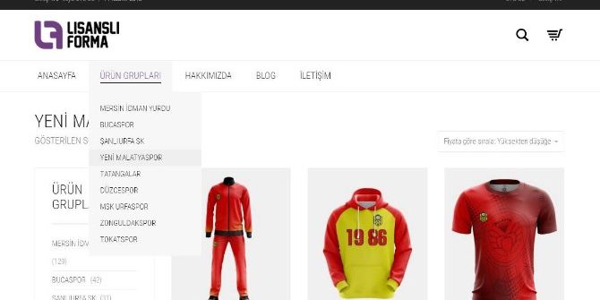 Yeni Malatyaspor’un Lisanslı Ürünleri Artık Sanal Ortamdan Alınabilecek