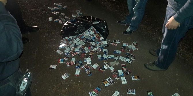 Çaldığı 850 Paket Sigara İle Polisi Peşinden Koşturdu