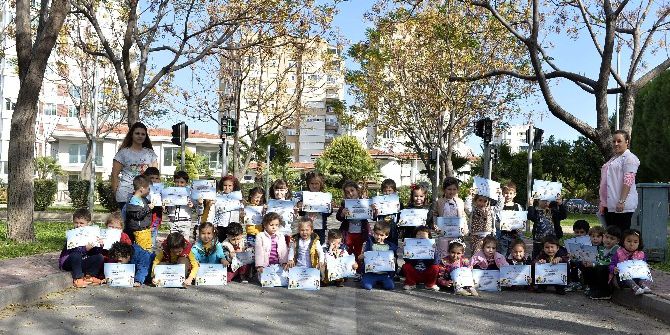 Muratpaşa’nın Minikleri Trafik Parkı’nda