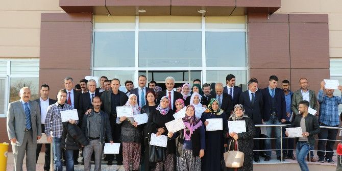 Eğitimden Geçen Besiciler Sertifika Aldı