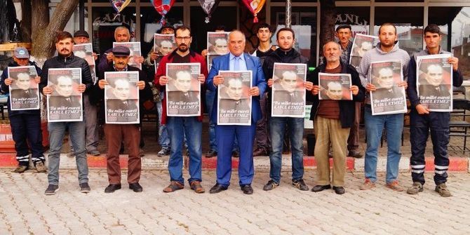 Han İlçe Halkı Atatürk’e Sahip Çıkıyor