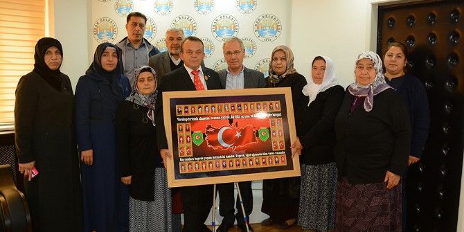 Şehit Ailelerinden Başkan Acar’a Ziyaret