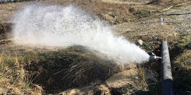Gülnar Zeyne Mahallesi Suluma Tesisi Hizmete Girdi