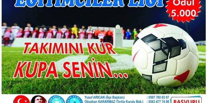 Viranşehir’de Eğitimciler Ligi Başlıyor