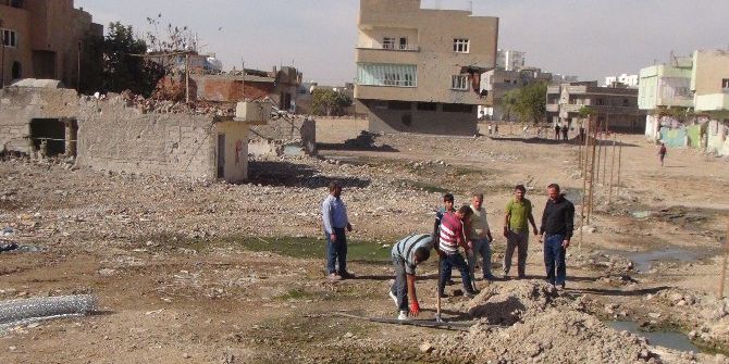 Nusaybin’de Tellerin Bir Bölümü Kaldırıldı