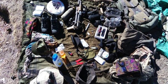 Van’ın Gürpınar İlçesinde Pkk’ya Ait Mühimmat Ve Muhtelif Malzeme Ele Geçirildi