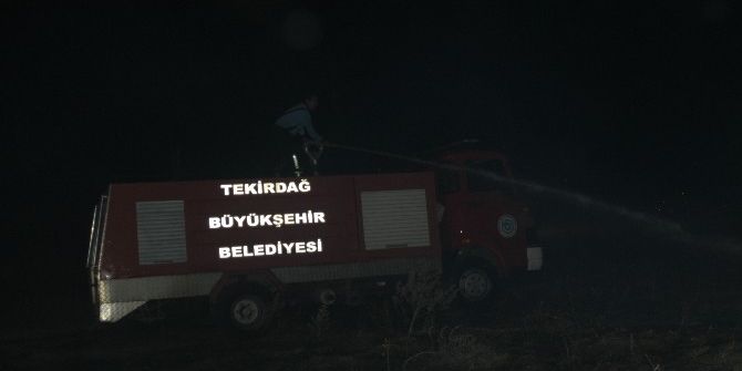 Tekirdağ’da Korkutan Yangın