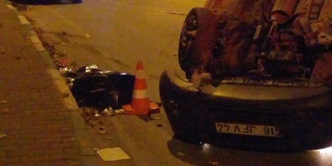 Virajı Alamayıp Takla Attı: 1 Ölü, 1 Yaralı