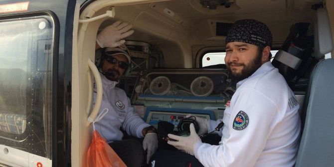 Kalp Hastası 2 Günlük Bebek Ambulans Helikopterle Ankara’ya Sevk Edildi
