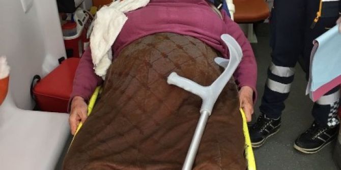 Yaşlı Kadını Ellerini Bağlayarak Gasp Etmeye Yeltendiler