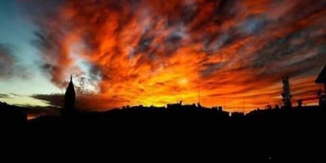 Niğde’de Hayranlık Uyandıran Gün Batımı