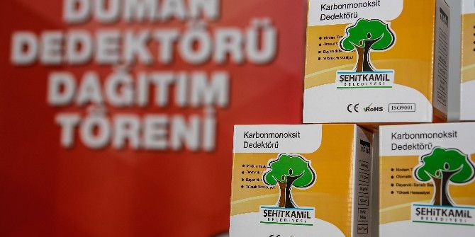 Şehitkamil’de Karbonmonoksit Detektörü Dağıtımı Başladı