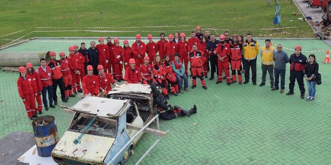 Düzce Üniversitesinde Deprem Tatbikatı