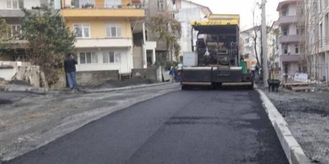 Akçakoca’da Asfaltlama Çalışması Sürüyor
