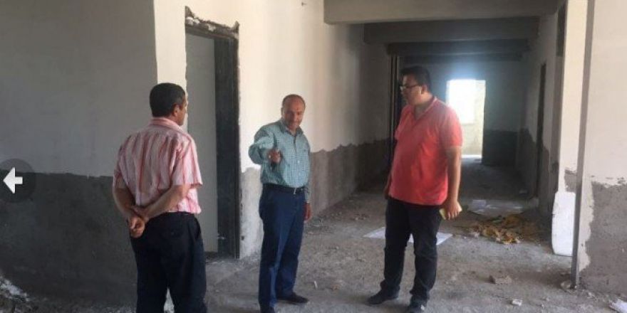 Milli Eğitim Müdürü Korkmaz Okul İnşaatlarını İnceledi