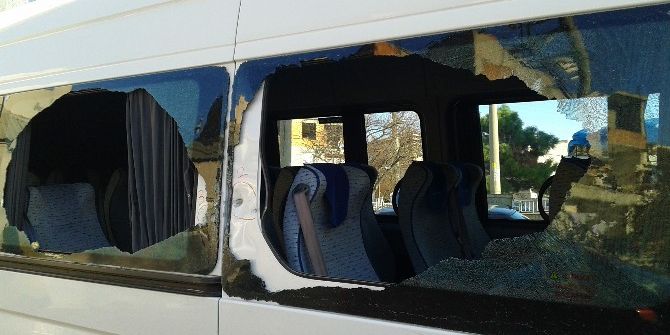 Tekirdağ’da Servis Minibüsü Tarandı: 1 Yaralı