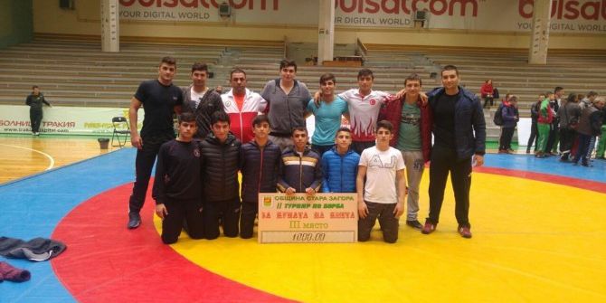 Edirne Güreş İl Karması Bulgaristan’da Üçüncü Oldu