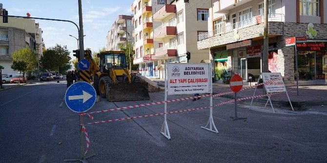 Adıyaman Belediyesi Alt Yapı Çalışmalarına Devam Ediyor