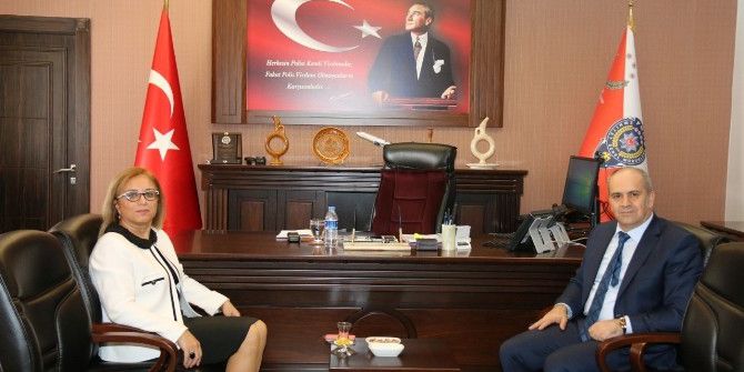 Rektör Kılıç, Emniyet Müdürü Artunay’ı Ziyaret Etti