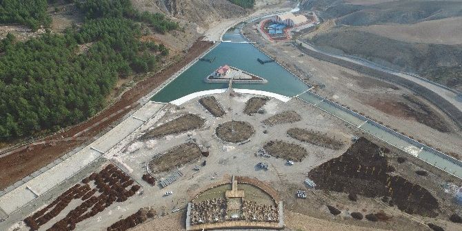 Beşpınar Vadisinin Güzelliği Gökyüzünden Görüntülendi