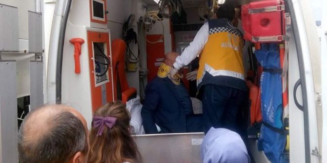 Mıcıra Kapılan Aracın Sürücüsü Yaralandı