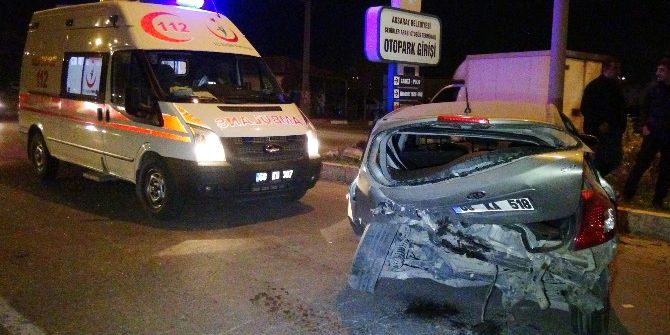 Aksaray’da Trafik Kazası: 2 Yaralı