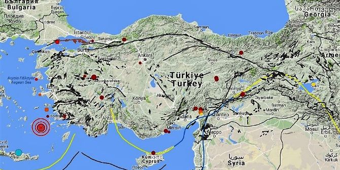 Ege’de 1 Saatte 9 Büyük Deprem