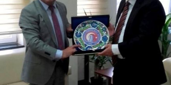 Rektör Acer’den Emniyet Müdürü Celal Sel’e Ziyaret