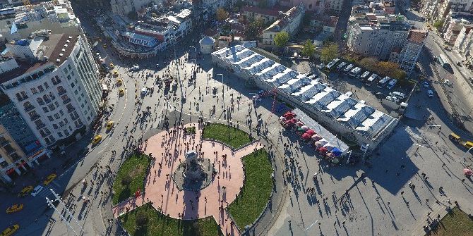 Atatürk Kültür Merkezi’nin Son Hali Havadan Görüntülendi