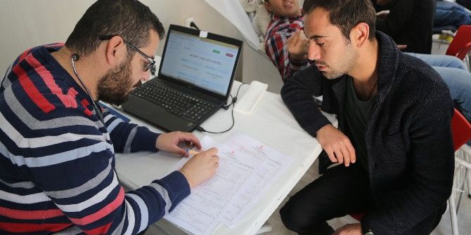 Silopi’de Kan Bağışı Tır’ına Yoğun İlgi