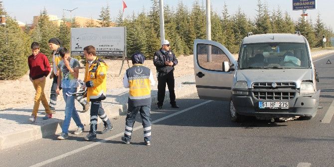 Niğde’de Otomobil Takla Attı; 1 Yaralı