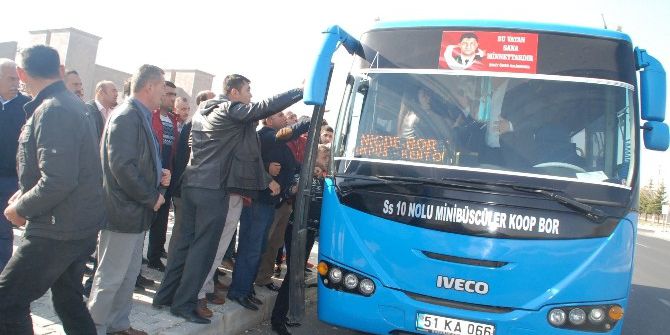 Niğde’de Otobüsçüler Arasında Tehlikeli Gerginlik