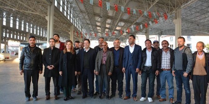 Ak Parti Grup Başkan Vekili İnceöz Ve Başkan Yazgı Esnafları Ziyaret Etti