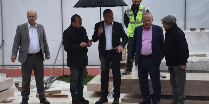 Başkan Konuralp Çeşmesi Çalışmalarını İnceledi