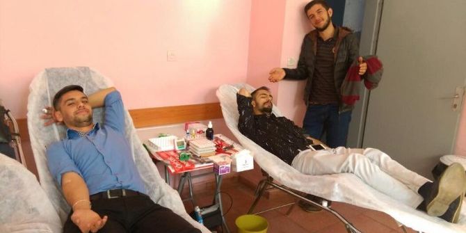 Gaün Öğrencilerinden Kızılay’a Kan Bağışı