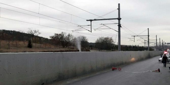 Başkentray Çalışmaları Sırasında Gaz Kaçağı Paniği