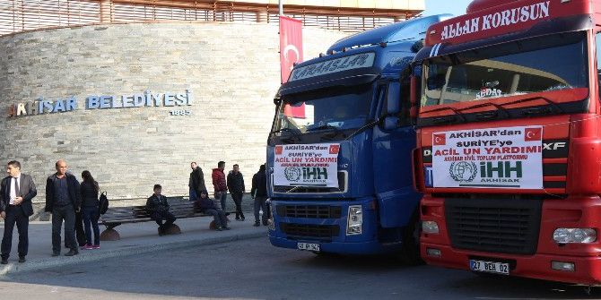 Akhisar’dan Suriye’ye 50 Ton Un Yardımı