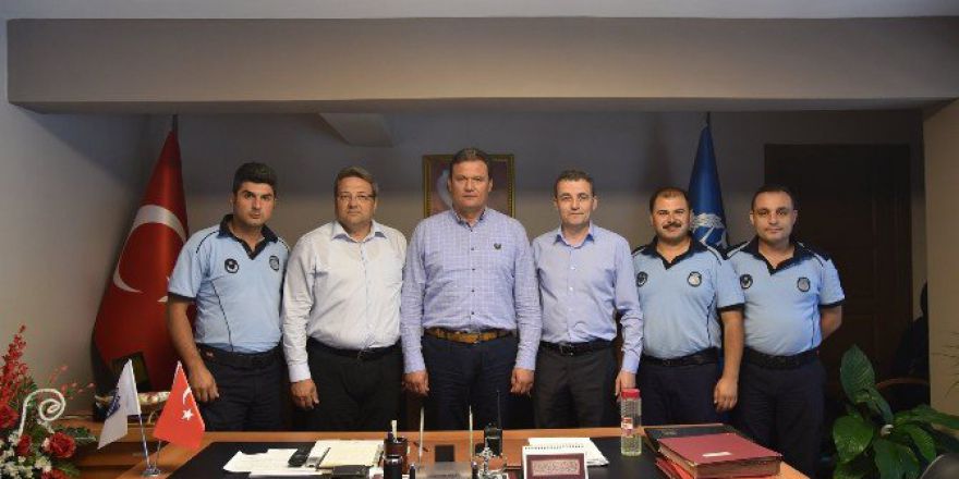 Büyükşehir Zabıtasından Yunusemre Zabıtasına Ziyaret