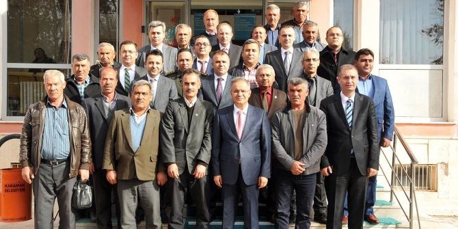 Vali Süleyman Tapsız, Köy Muhtarlarıyla Bir Araya Geldi