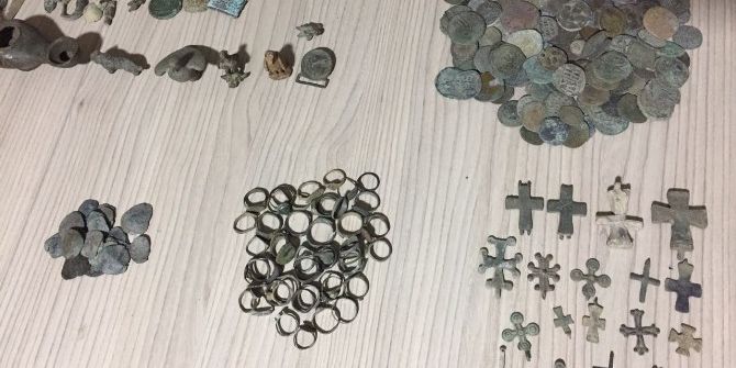 Konya’da Bin 600 Parça Tarihi Eser Ele Geçirildi