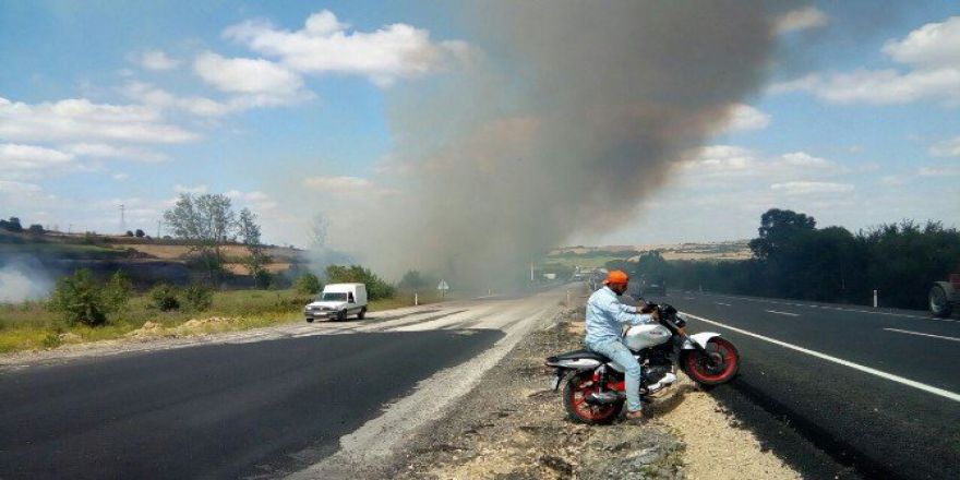 Tekirdağ’da Yangın